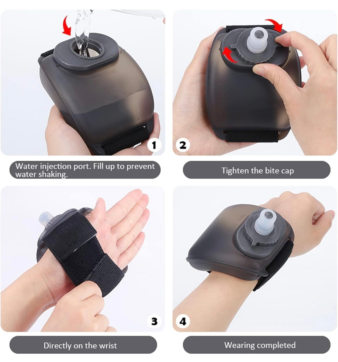 Wrist Water Bottle for On-the-Go Hydration